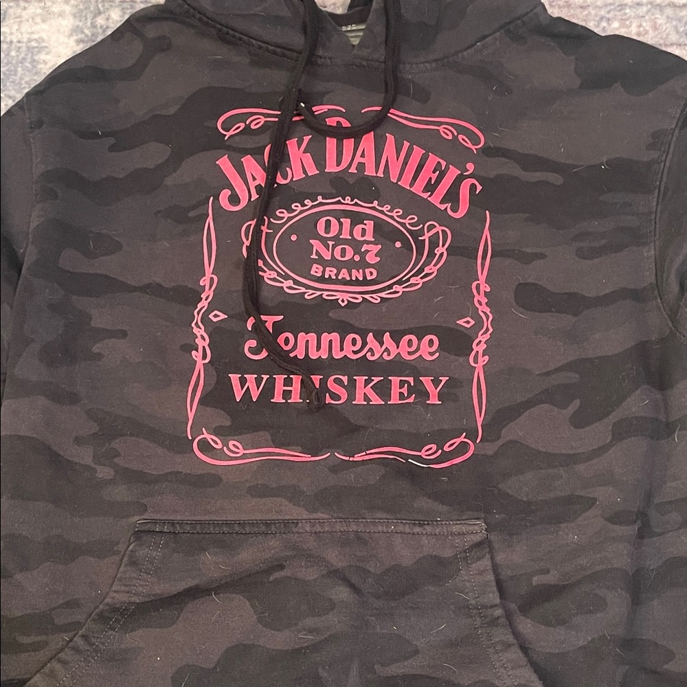 Jack Daniels Black Camouflage Hoodie